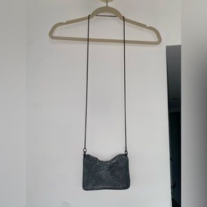 Small crossbody Silver/Metallic purse